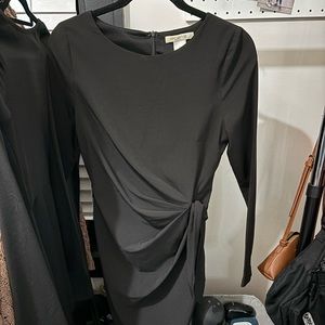 Black, long sleeve dress